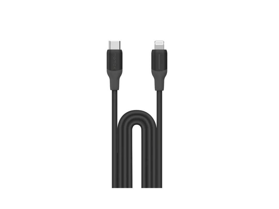 Buy Momax 1-Link Flow 35W USB-C to Lightning Cable 1.2M Fast Charging in Qatar Buy Momax 1-Link Flow 35W USB-C to Lightning Cable 1.2M Fast Charging in Qatar